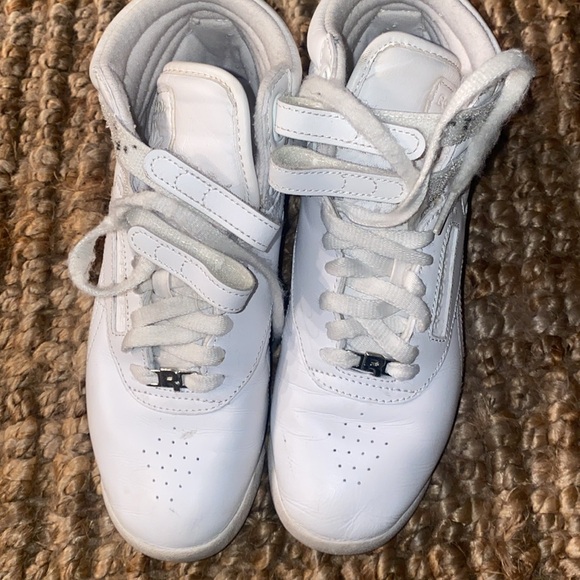 Reebok White High-Top Sneakers - Picture 6 of 6